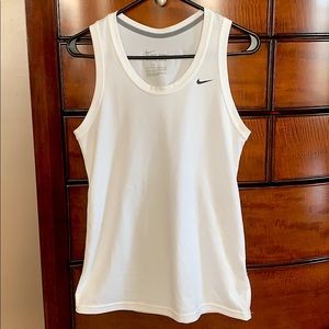 Nike Dri-Fit White Tank